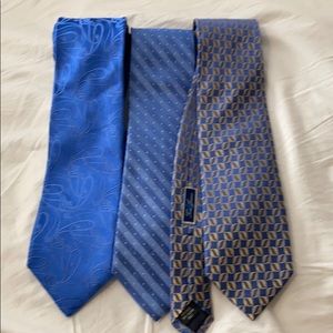 Tom James 100% silk ties